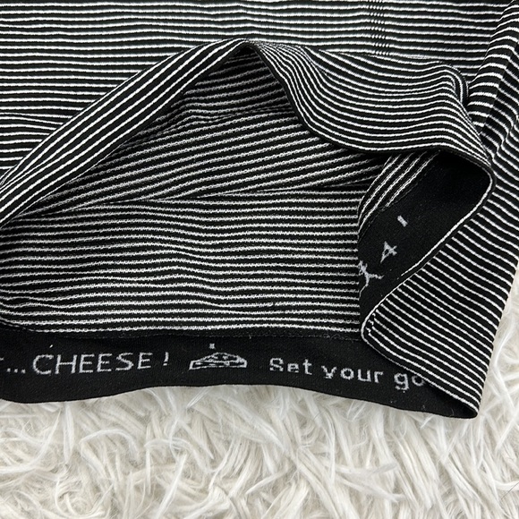 Lululemon Swiftly Tech Tank Hyper Stripe Black White - Picture 3 of 5